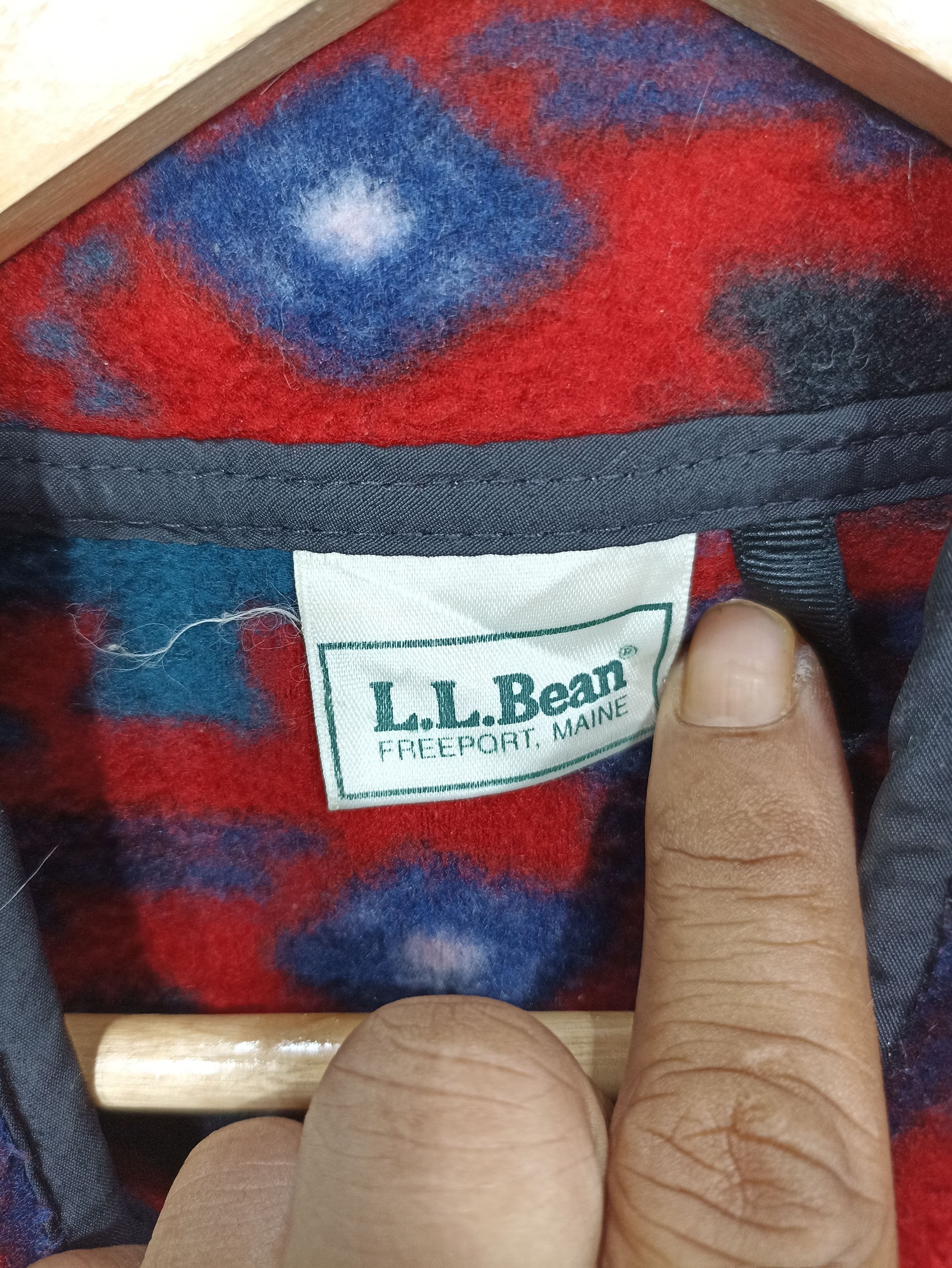 L.L. Bean × Vintage Vintage Ll Bean Fleece Printed Size US L / EU 52-54 / 3 - 4 Thumbnail