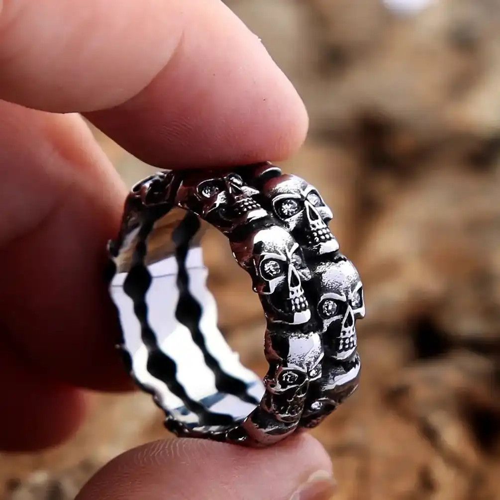 Jewelry Domineering Devil Skeleton Rings Size ONE SIZE - 1 Thumbnail