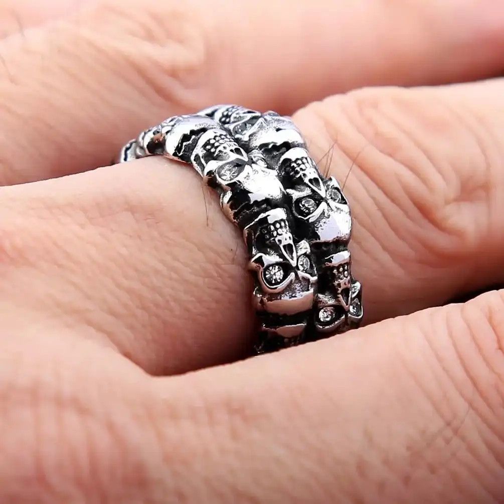 Jewelry Domineering Devil Skeleton Rings Size ONE SIZE - 2 Thumbnail