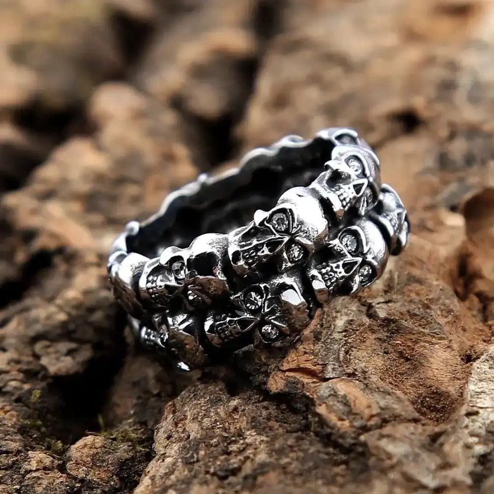 Jewelry Domineering Devil Skeleton Rings Size ONE SIZE - 5 Thumbnail