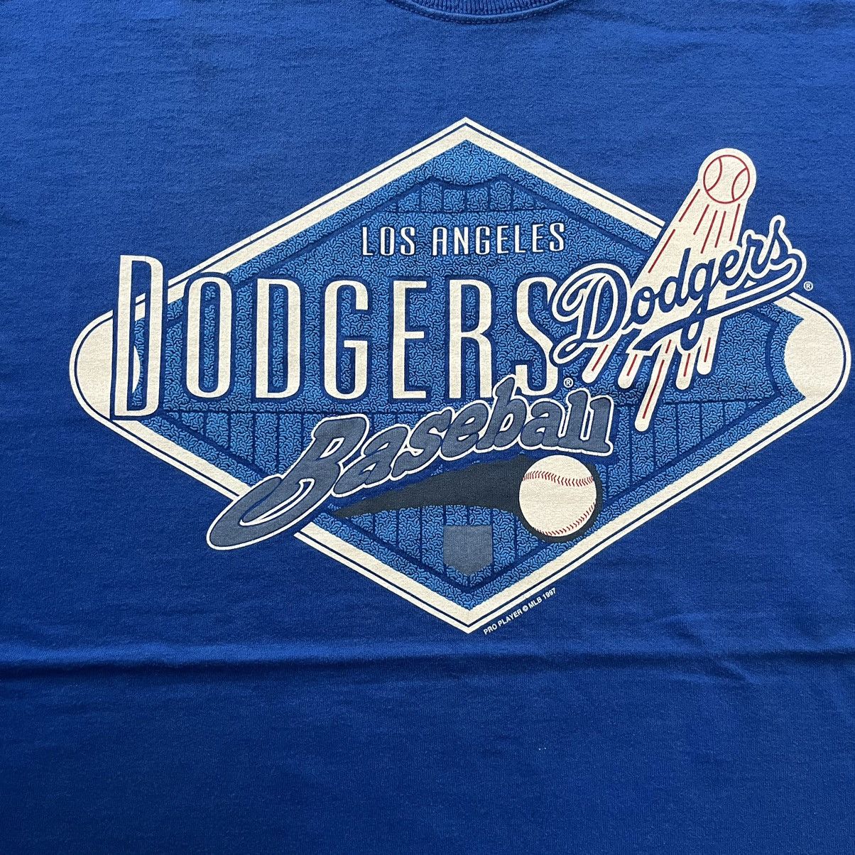 MLB × Pro Player Vintage 90s LA Dodgers Baseball Pro Player MLB Tee P Size US XL / EU 56 / 4 - 5 Thumbnail