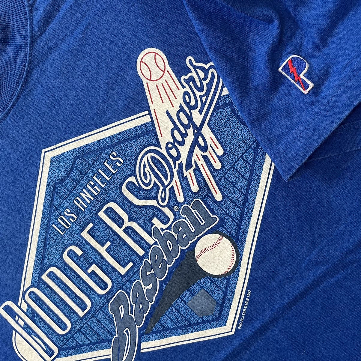 MLB × Pro Player Vintage 90s LA Dodgers Baseball Pro Player MLB Tee P Size US XL / EU 56 / 4 - 7 Thumbnail