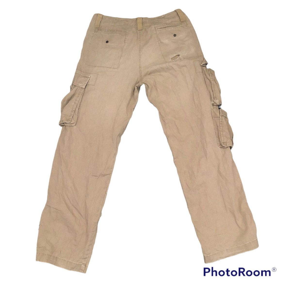 Japanese Brand Rare cargo pants multi pocket parachute style Size US 32 / EU 48 - 4 Thumbnail