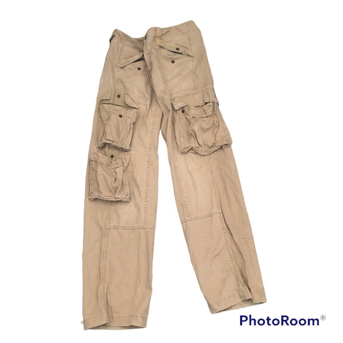 Japanese Brand Rare cargo pants multi pocket parachute style Size US 32 / EU 48 - 2 Thumbnail
