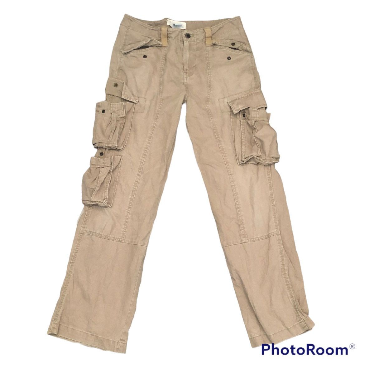 Japanese Brand Rare cargo pants multi pocket parachute style Size US 32 / EU 48 - 1 Thumbnail