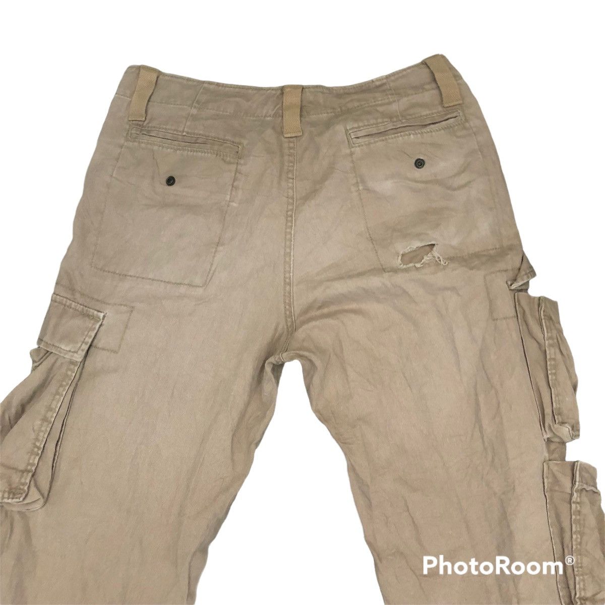 Japanese Brand Rare cargo pants multi pocket parachute style Size US 32 / EU 48 - 5 Thumbnail