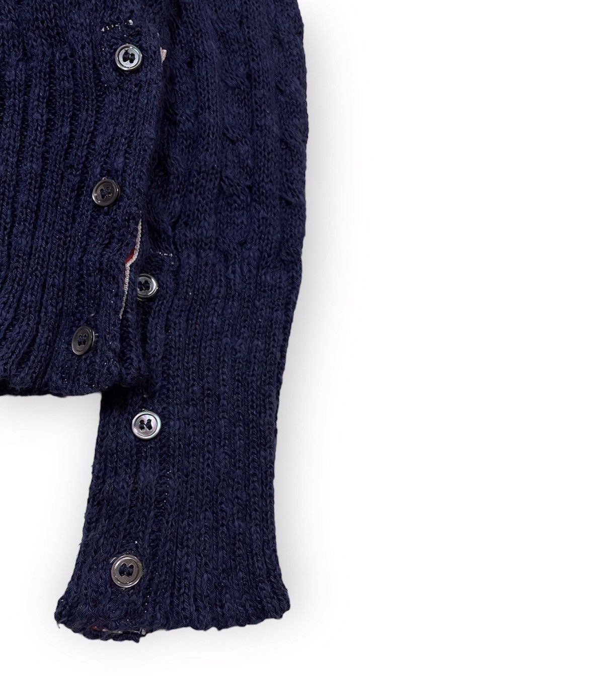 Thom Browne Striped Cable Knit Cardigan Size US XS / EU 42 / 0 - 4 Thumbnail