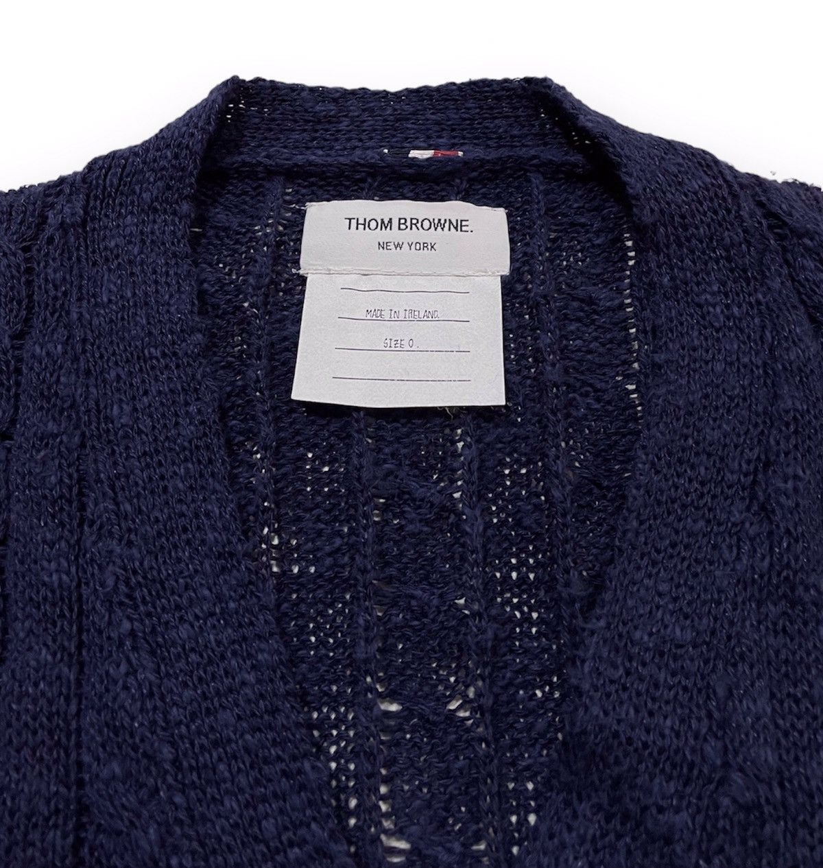 Thom Browne Striped Cable Knit Cardigan Size US XS / EU 42 / 0 - 5 Thumbnail