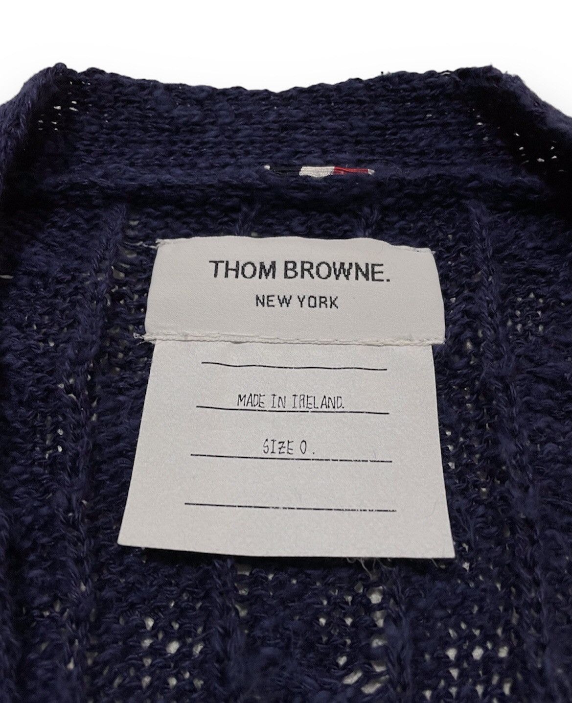 Thom Browne Striped Cable Knit Cardigan Size US XS / EU 42 / 0 - 6 Thumbnail