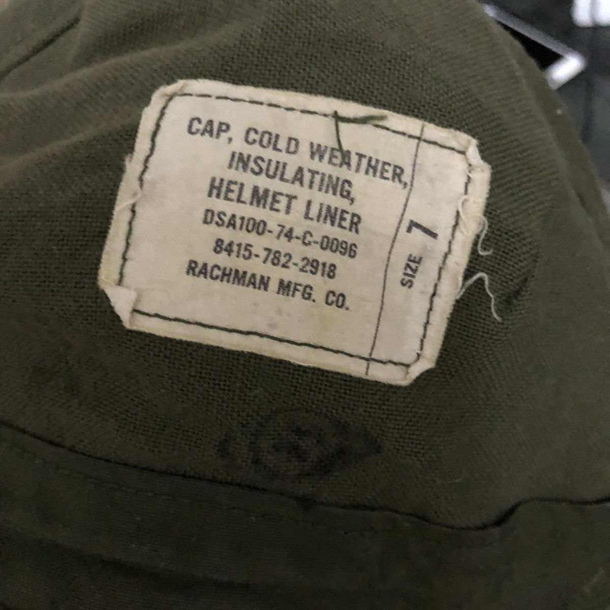 Vintage 🔥very rare 1970s Vietnam war era US army cap Size ONE SIZE - 6 Thumbnail