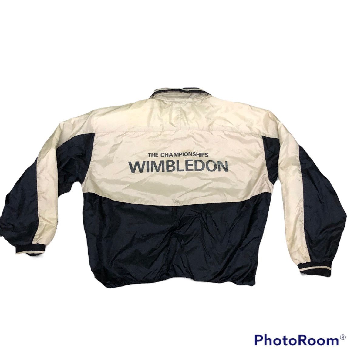 Japanese Brand Vintage wimbledon england tennis big logo nylon jacket Size US L / EU 52-54 / 3 - 1 Thumbnail