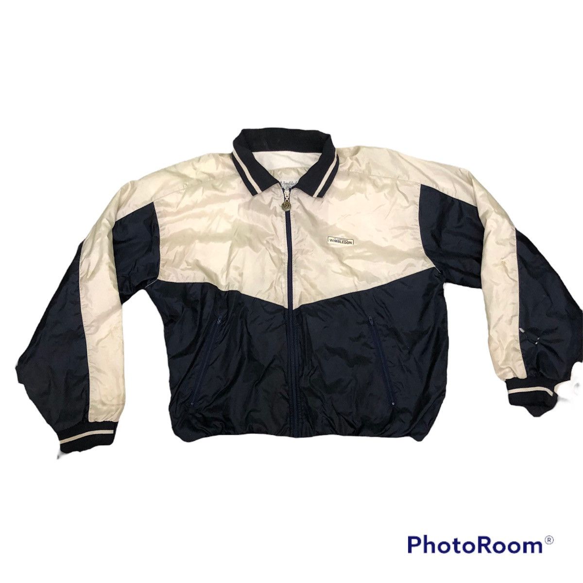 Japanese Brand Vintage wimbledon england tennis big logo nylon jacket Size US L / EU 52-54 / 3 - 2 Thumbnail