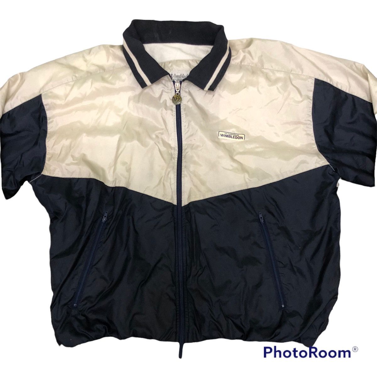 Japanese Brand Vintage wimbledon england tennis big logo nylon jacket Size US L / EU 52-54 / 3 - 3 Thumbnail