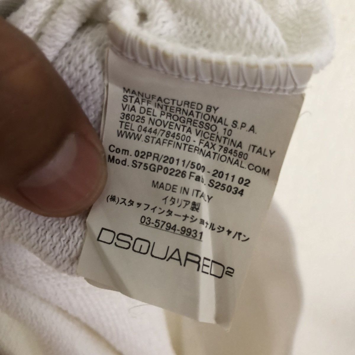 Dsquared2 Dsquared 2 hoodie rare design big logo Size US S / EU 44-46 / 1 - 8 Thumbnail