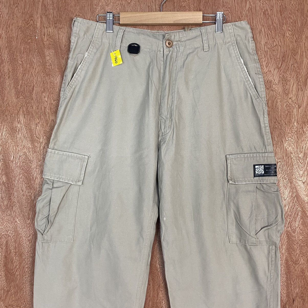 Japanese Brand DL RUB Brown Multipocket Cargo Pants #1960 Size US 32 / EU 48 - 2 Thumbnail