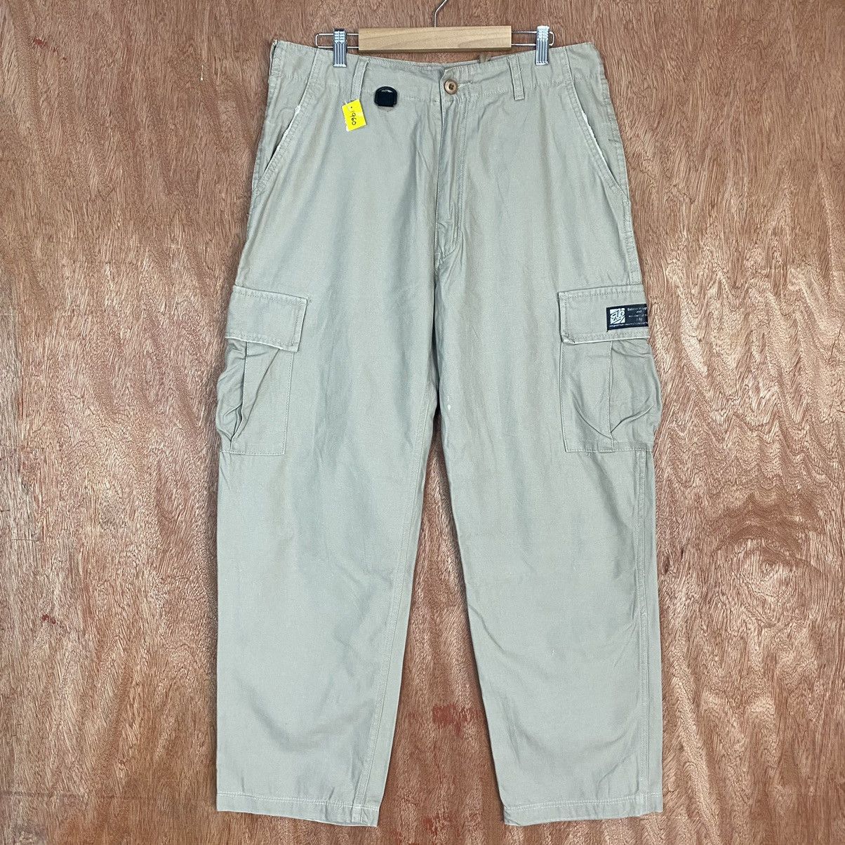Japanese Brand DL RUB Brown Multipocket Cargo Pants #1960 Size US 32 / EU 48 - 1 Thumbnail