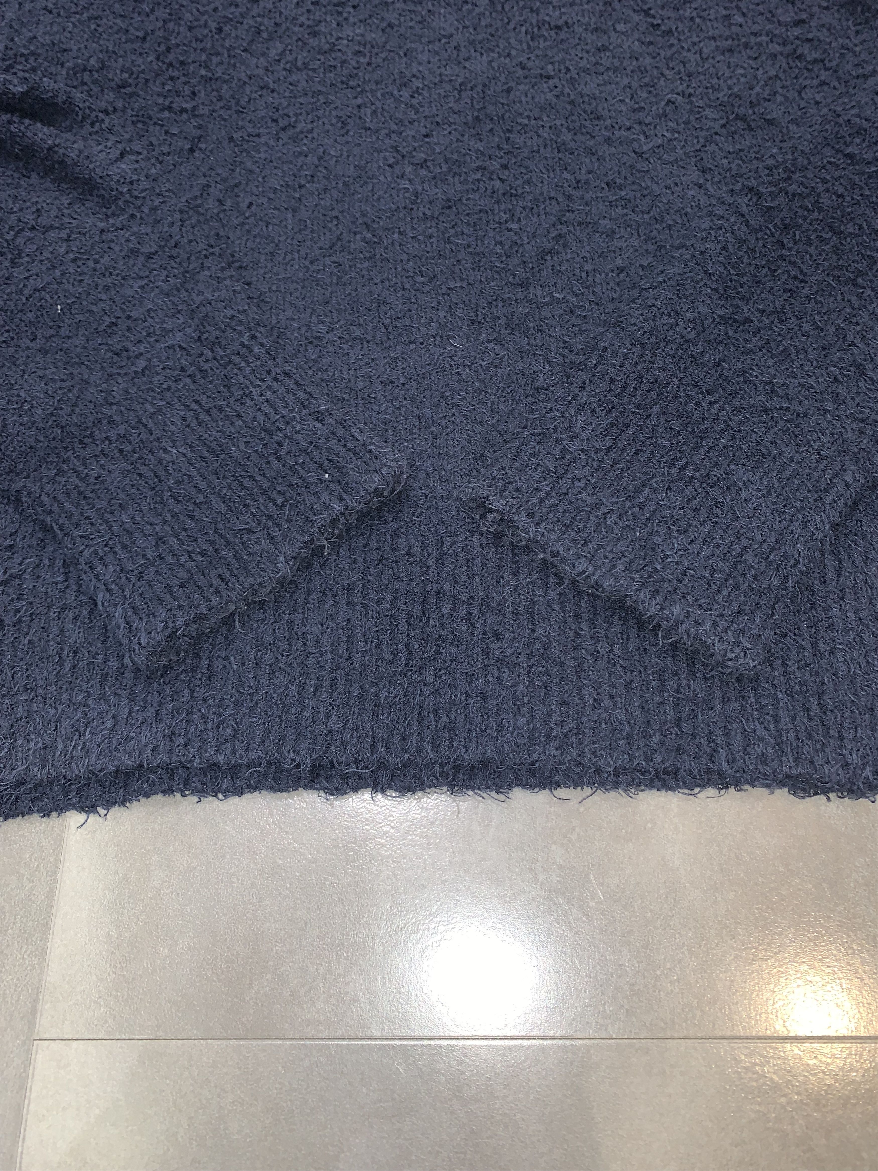 Maison Margiela SS15 Maison Margiela Dark Navy Mohair Sweater Size US XL / EU 56 / 4 - 10 Thumbnail