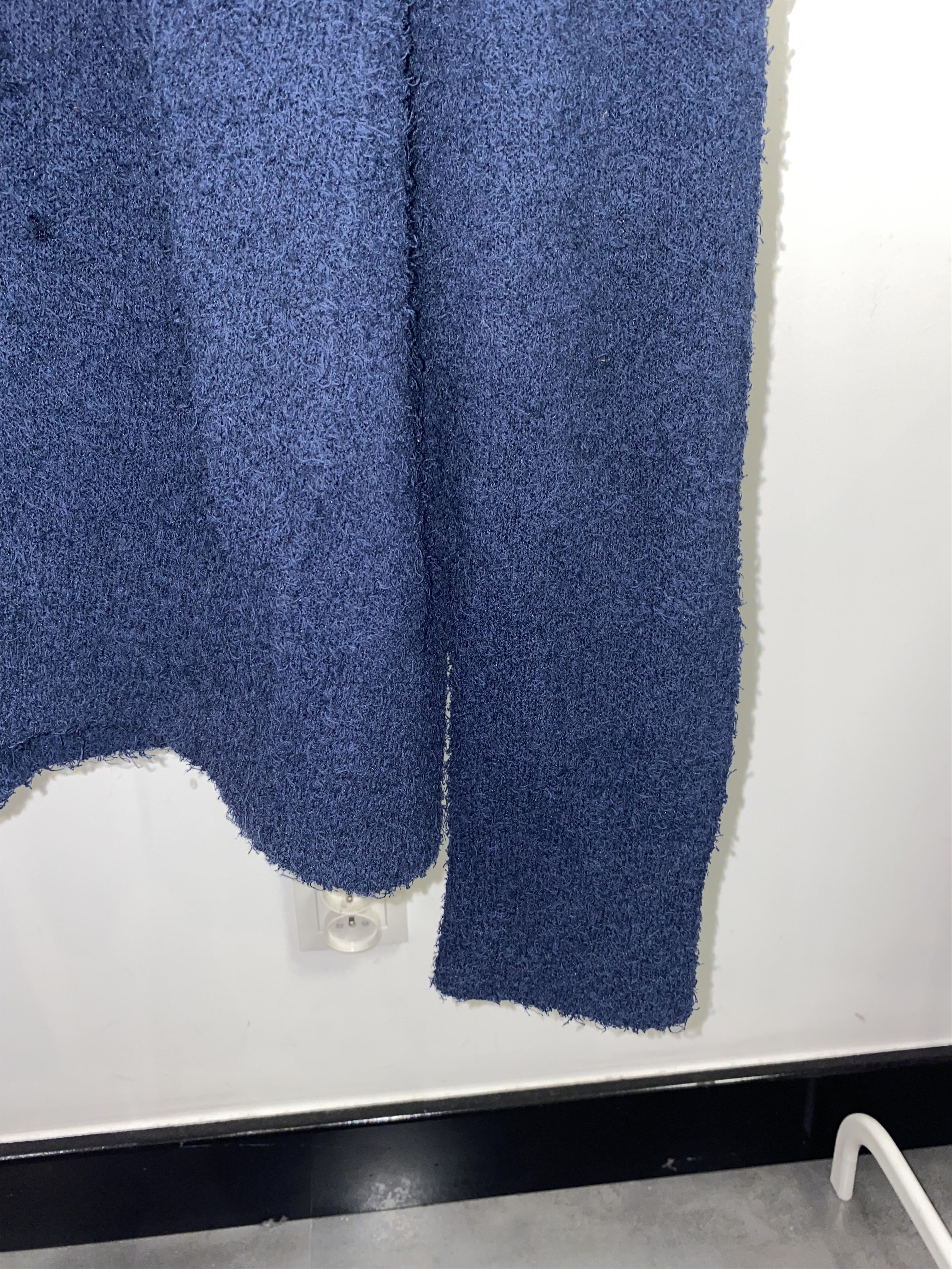 Maison Margiela SS15 Maison Margiela Dark Navy Mohair Sweater Size US XL / EU 56 / 4 - 3 Thumbnail