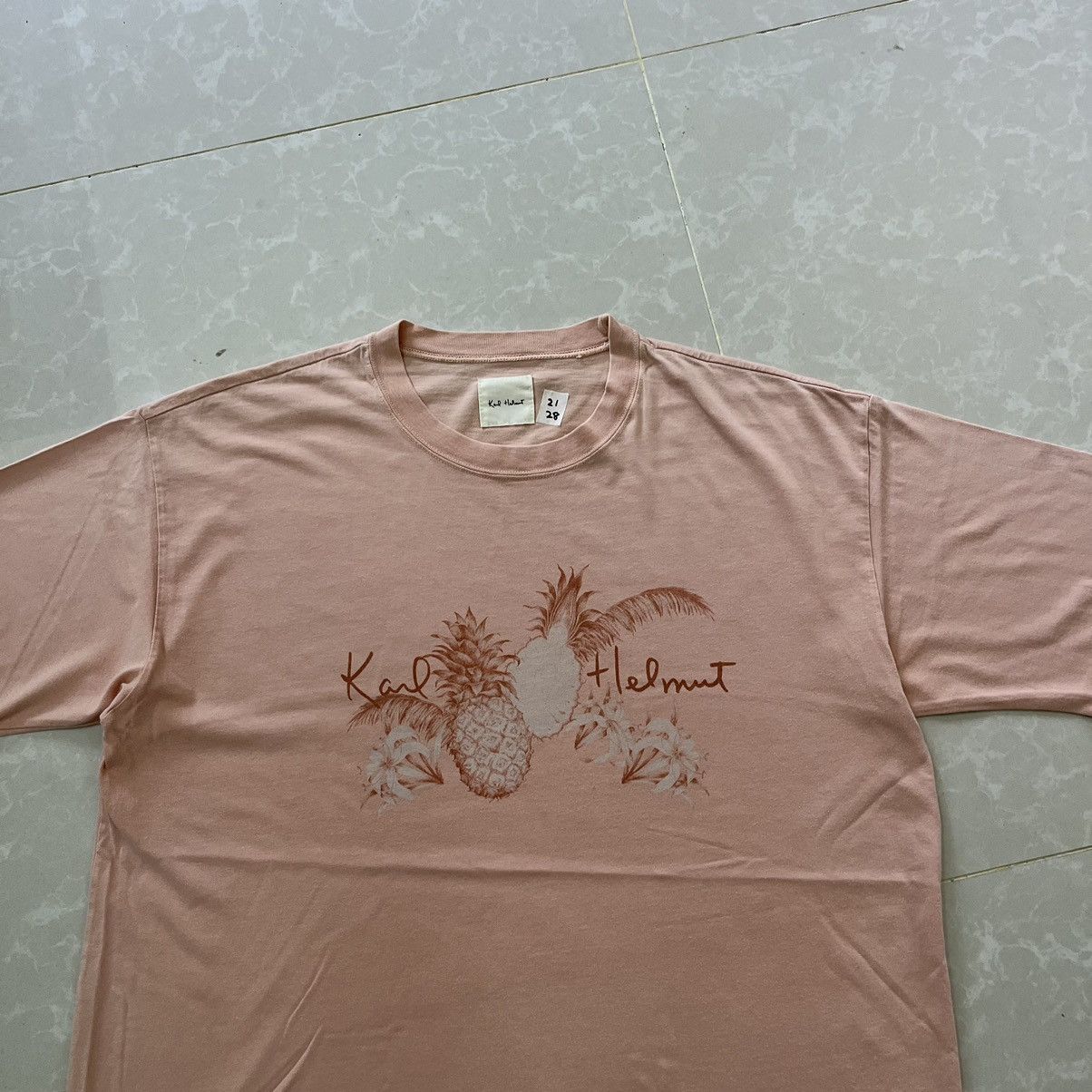 Japanese Brand × Karl Helmut Vintage Karl Helmut Pineapple Japanese Brands Melrose p Size US L / EU 52-54 / 3 - 3 Thumbnail