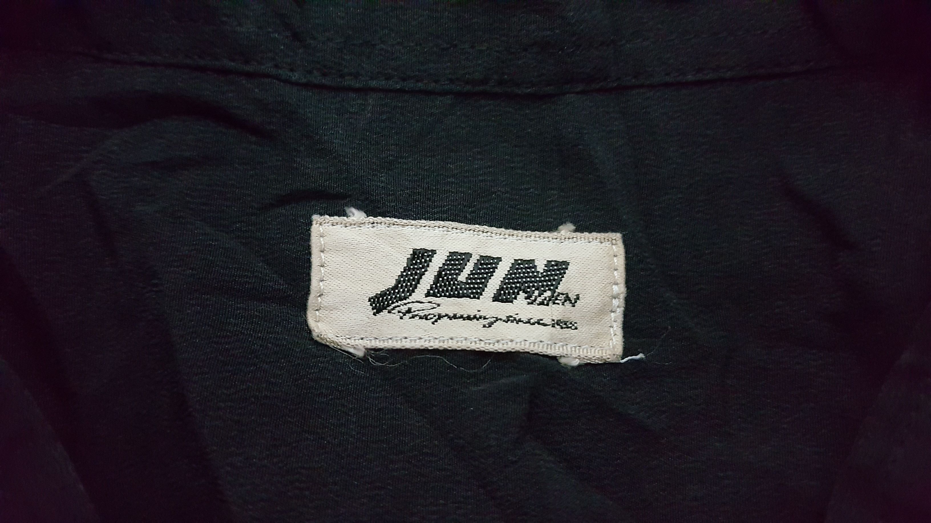 Designer × Jun Takahashi × Vintage BLACK 🔥 JUN MEN RAYON CREPE EMBROIDERED FLORAL SHIRT Size US XL / EU 56 / 4 - 10 Thumbnail