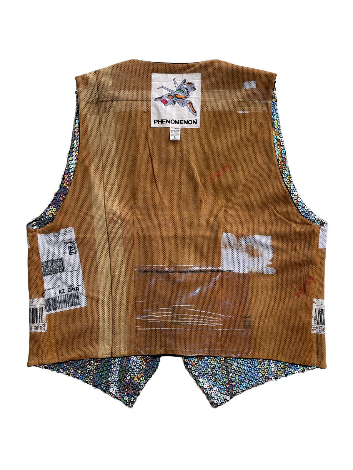 PHENOMENON Phenomenon Sequin Rainbow Vest Jacket Size US L / EU 52-54 / 3 - 4 Thumbnail