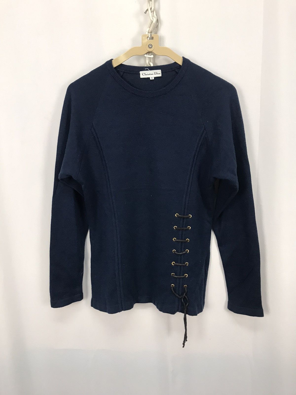 Designer × Dior 🔥BEST OFFER 🔥Christian Dior wool knitwear sweatshirt ladies Size M / US 6-8 / IT 42-44 - 7 Thumbnail