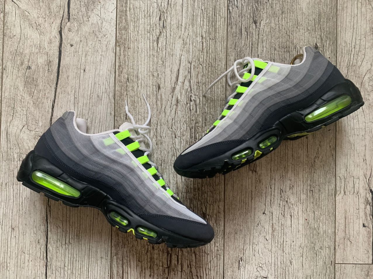 Nike × atmos Air Max 95 Prm Tape Neon 2013 Tn 90 Bw 180 Jordan1 Dunk Size US 11 / EU 44 - 6 Thumbnail
