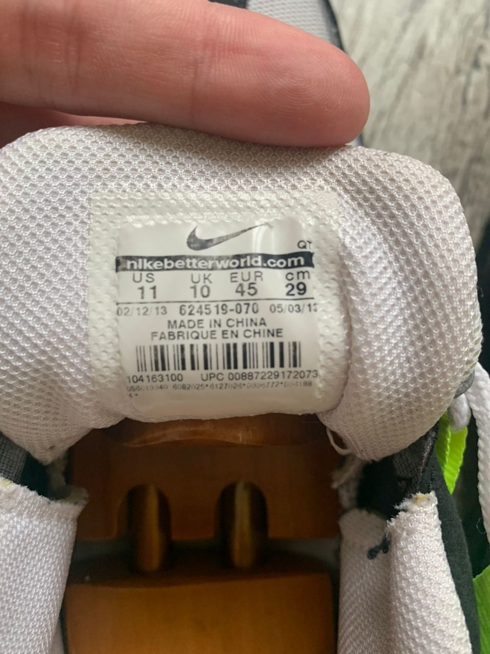 Nike × atmos Air Max 95 Prm Tape Neon 2013 Tn 90 Bw 180 Jordan1 Dunk Size US 11 / EU 44 - 7 Thumbnail