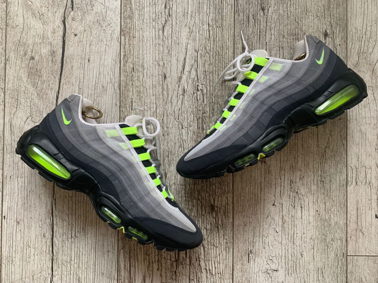Nike × atmos Air Max 95 Prm Tape Neon 2013 Tn 90 Bw 180 Jordan1 Dunk Size US 11 / EU 44 - 2 Thumbnail