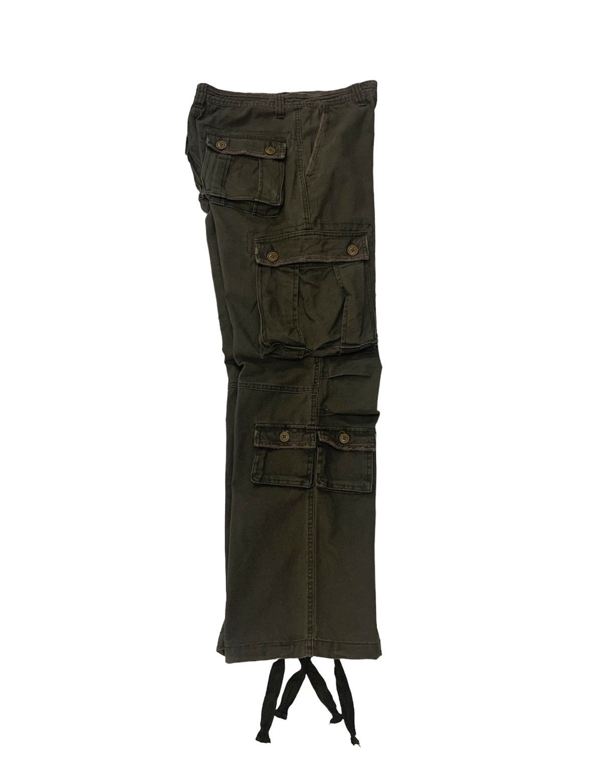 Japanese Brand Cargo Baggy Multipocket Army Pants Travis Brown Size US 30 / EU 46 - 3 Thumbnail