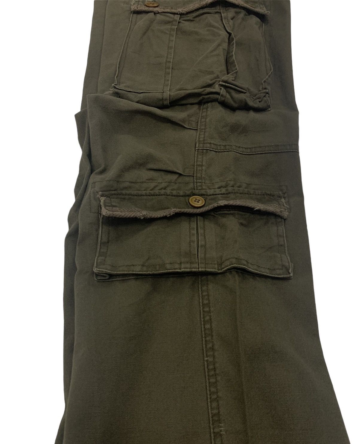 Japanese Brand Cargo Baggy Multipocket Army Pants Travis Brown Size US 30 / EU 46 - 4 Thumbnail