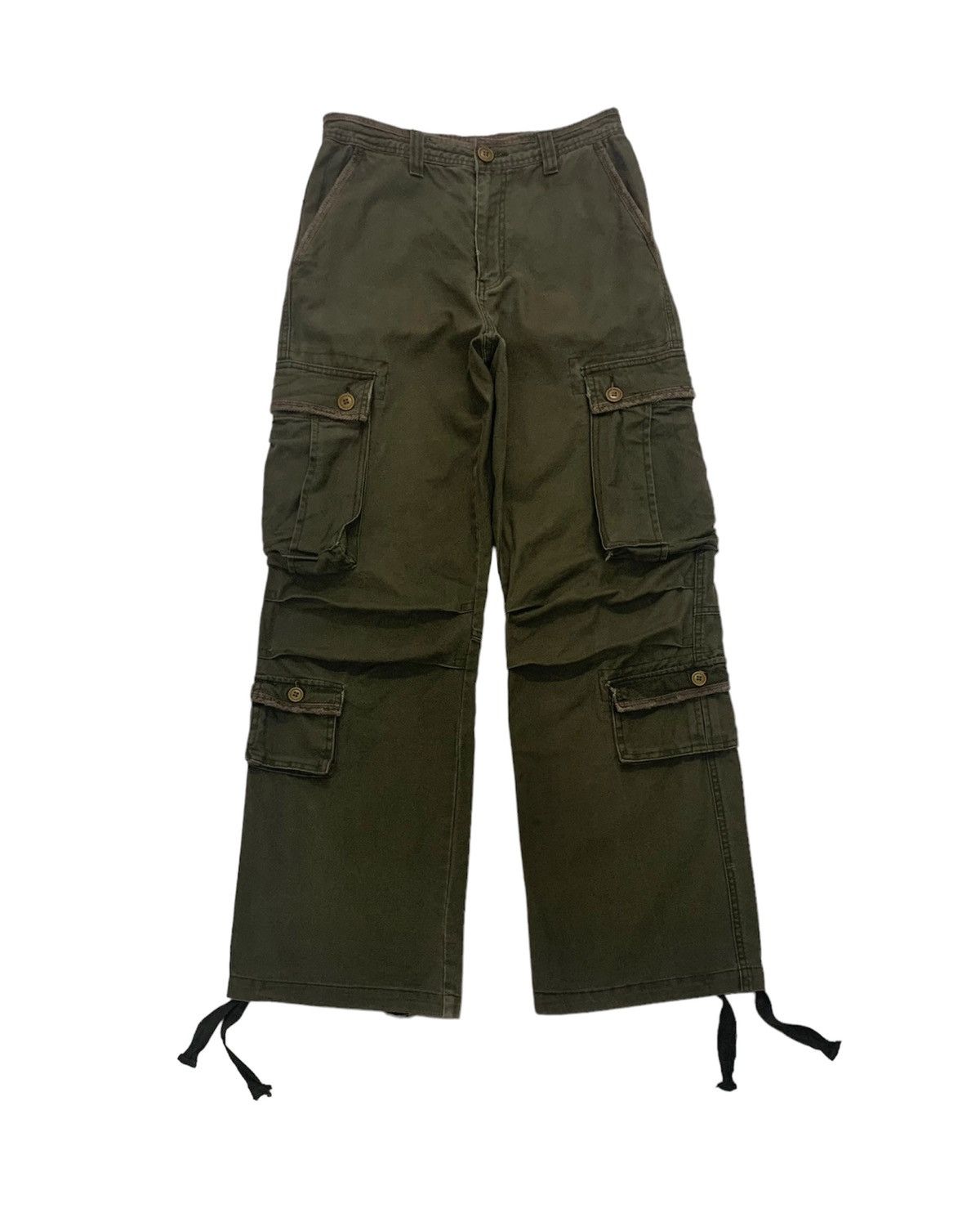 Japanese Brand Cargo Baggy Multipocket Army Pants Travis Brown Size US 30 / EU 46 - 1 Thumbnail