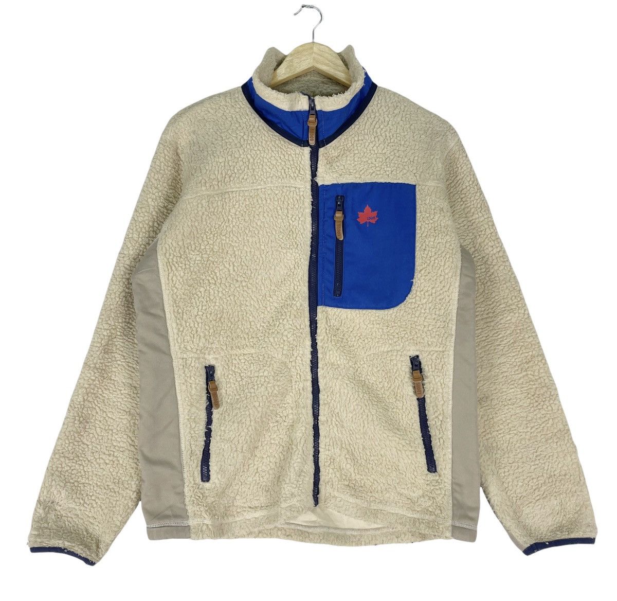 🌟LOGOS Retro x Deep Pile Fleece Pocket Sweatshirt
