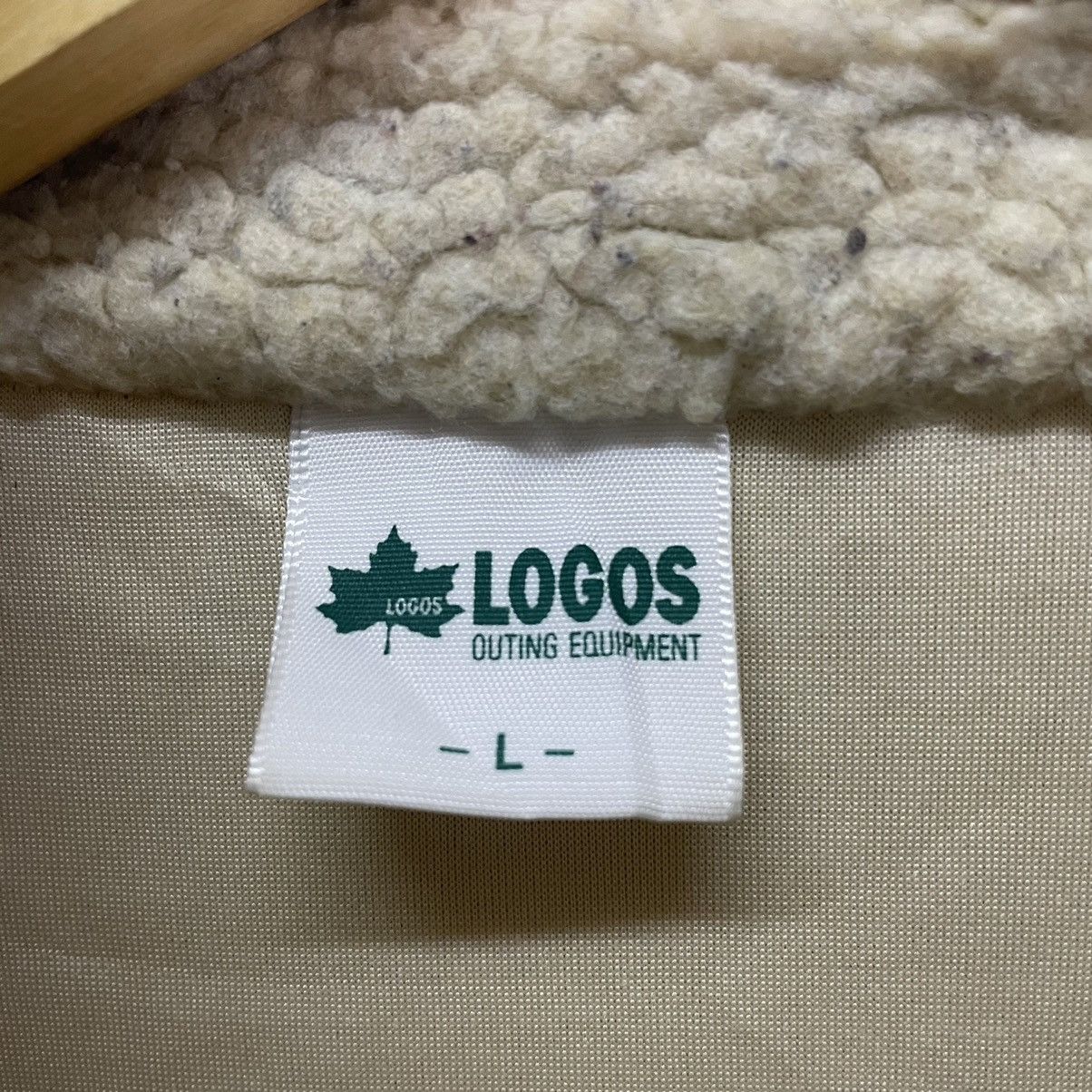 Japanese Brand 🌟LOGOS Retro x Deep Pile Fleece Pocket Sweatshirt Size US L / EU 52-54 / 3 - 9 Thumbnail