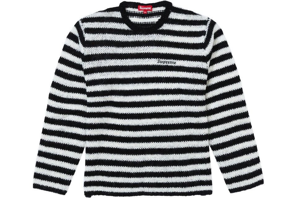 Supreme Supreme Stripe Mohair Sweater | Grailed