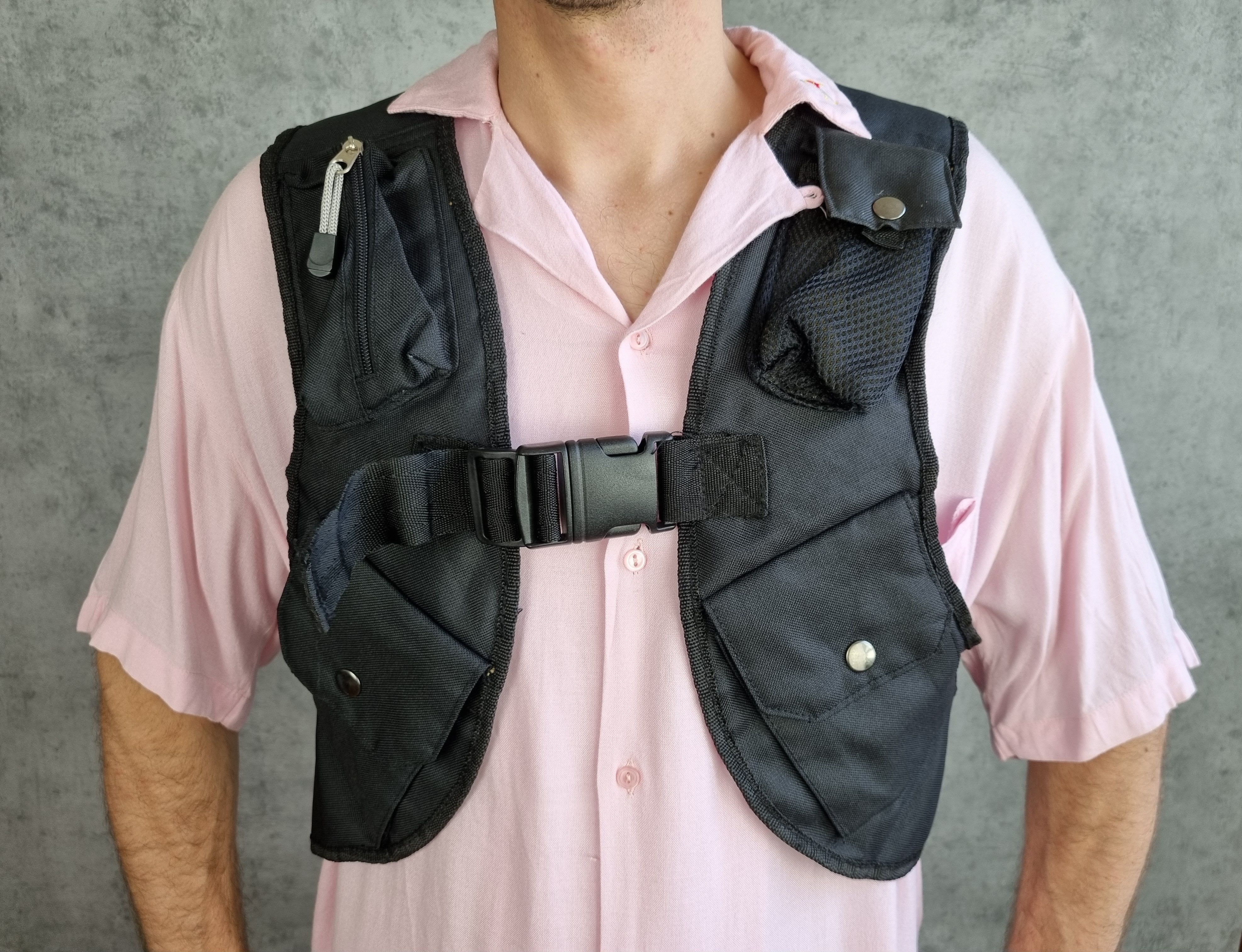 Paradise 90s Rare Utility Cargo Vest Size US S / EU 44-46 / 1 - 2 Thumbnail
