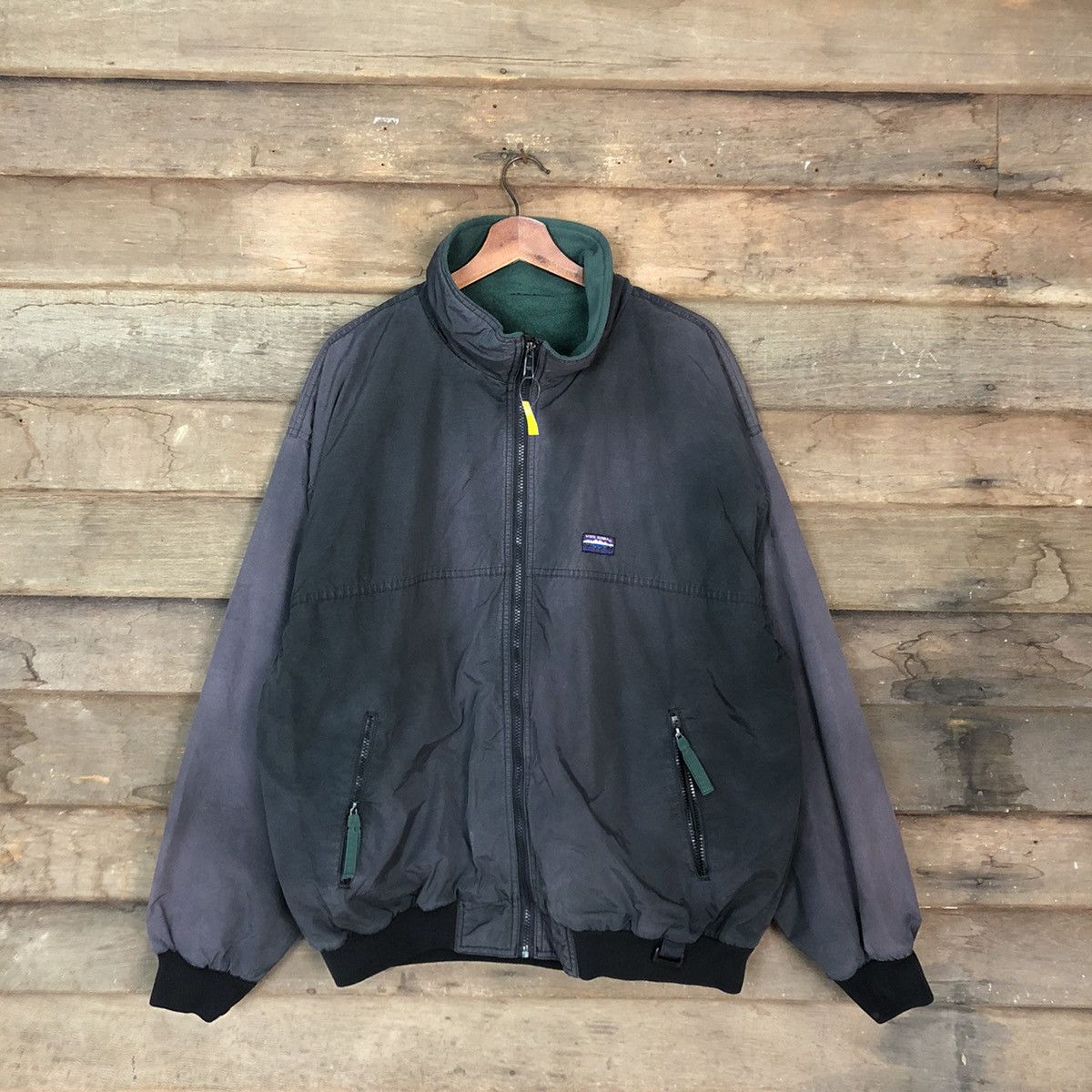 image of Straight Faded x Vintage White Sierra Faded Black Light Jacket 2929, Men's (Size XL)