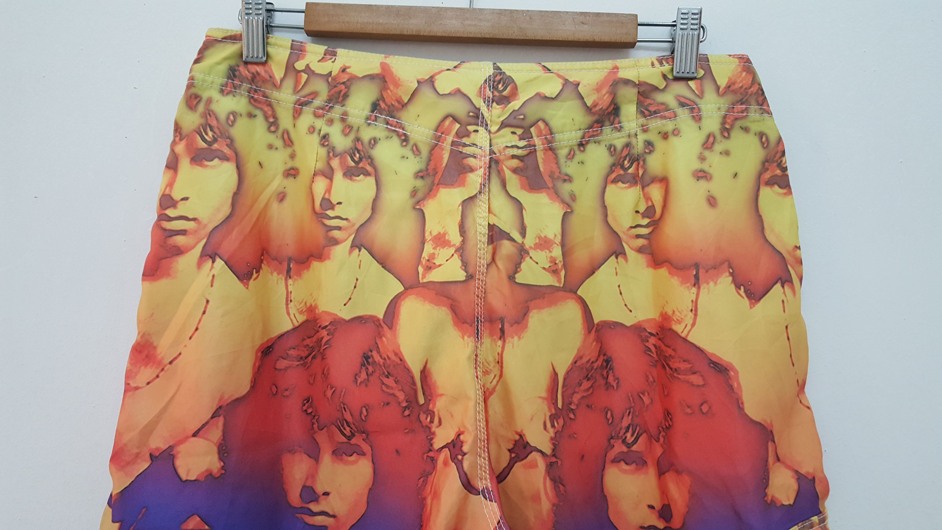 Band Tees × LSDworldpeace RARE 🔥 RAVE VIBE THE DOORS JIM MORRISON SHORT PANT Size US 33 - 8 Thumbnail