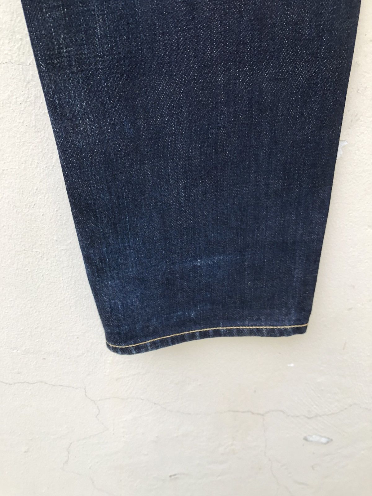 Vintage 15Jyuga Bottom Makers Japan Ageing Indigo Blue Denim Jeans Size US 31 - 13 Thumbnail