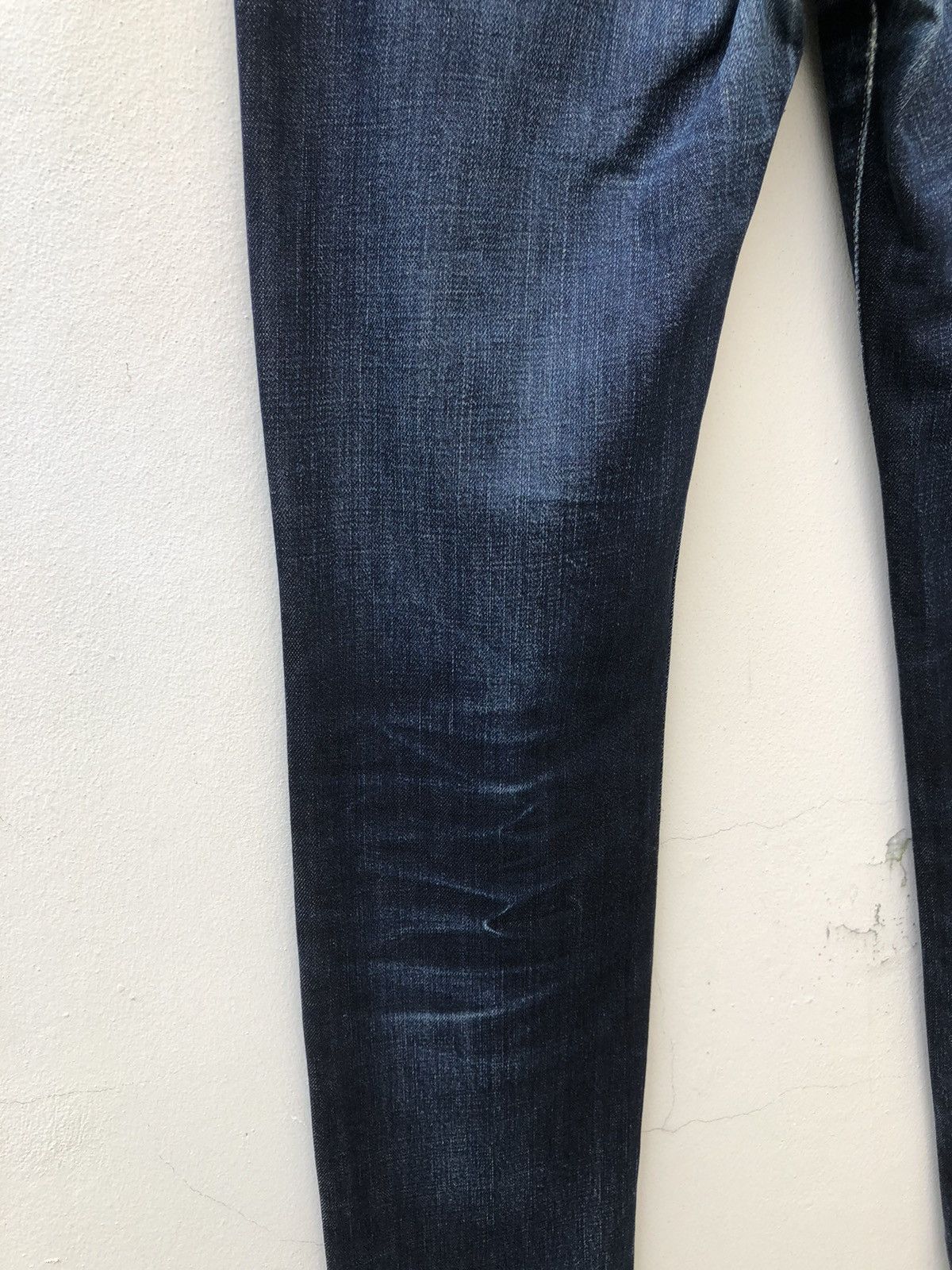 Vintage 15Jyuga Bottom Makers Japan Ageing Indigo Blue Denim Jeans Size US 31 - 8 Thumbnail