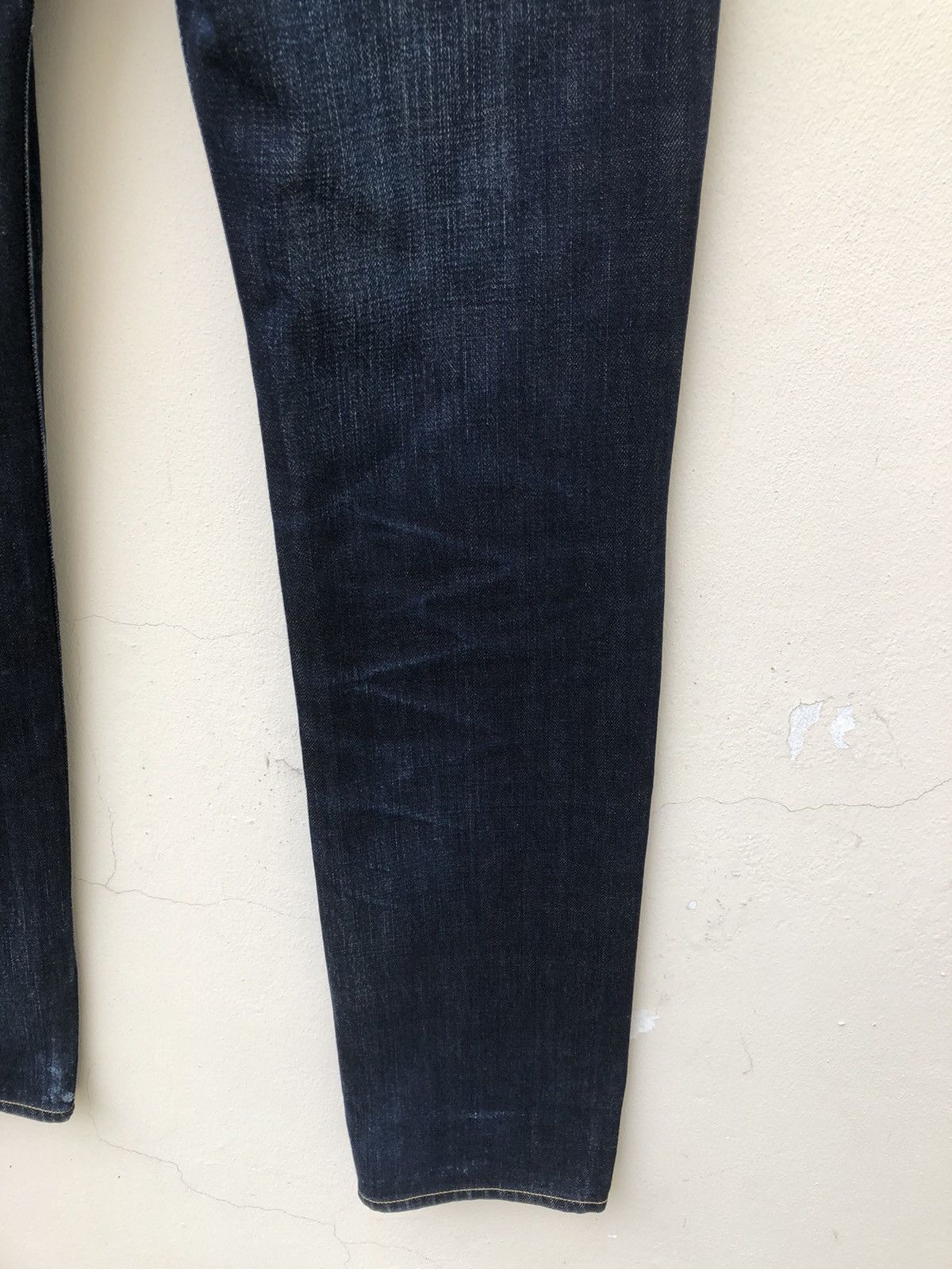 Vintage 15Jyuga Bottom Makers Japan Ageing Indigo Blue Denim Jeans Size US 31 - 12 Thumbnail