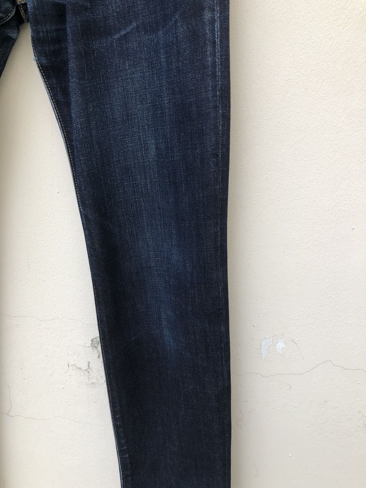 Vintage 15Jyuga Bottom Makers Japan Ageing Indigo Blue Denim Jeans Size US 31 - 21 Thumbnail