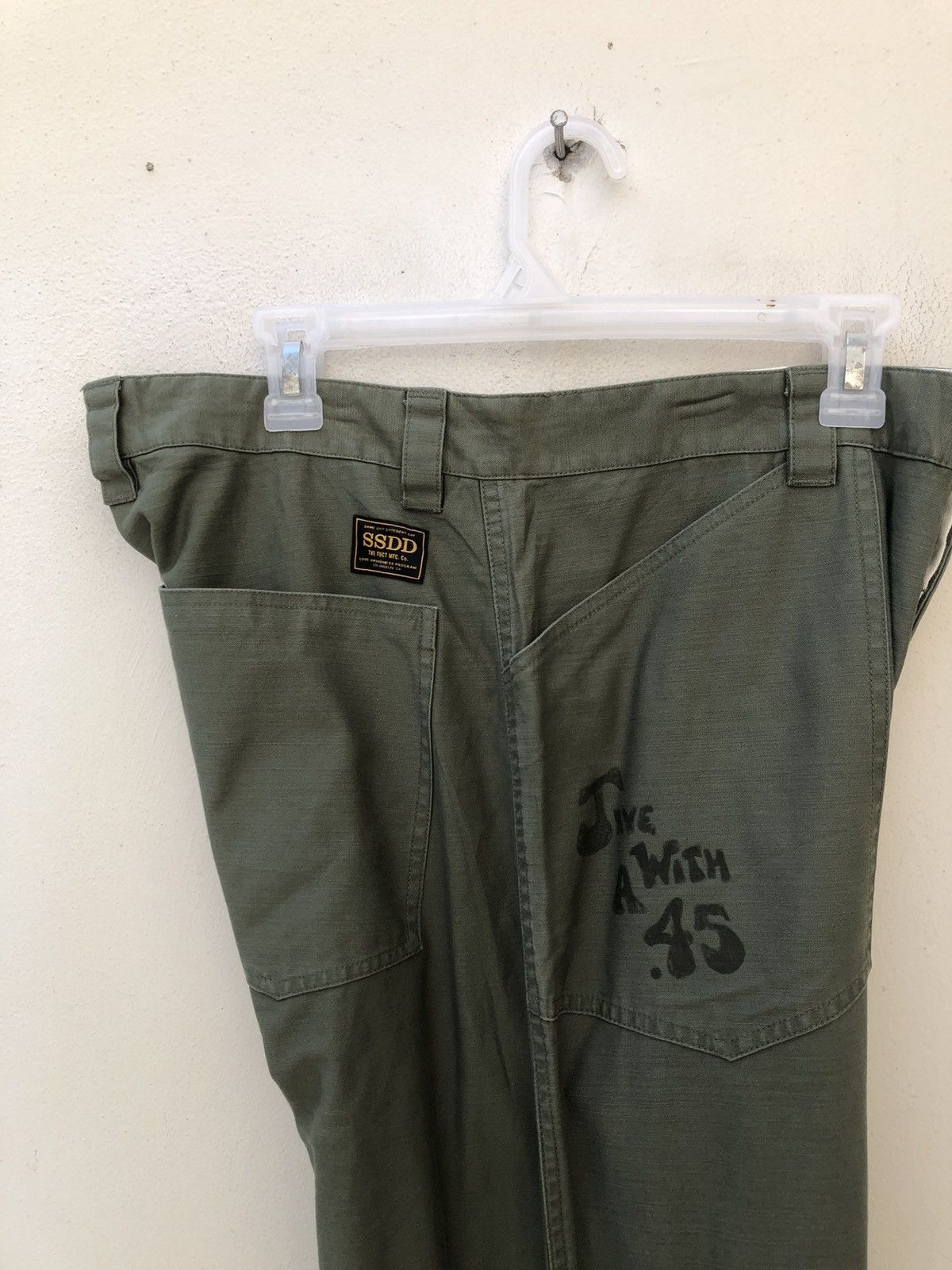 FUCT SSD FUCT Olive Green Military Fatigue Trouser Pant Size US 33 - 23 Thumbnail