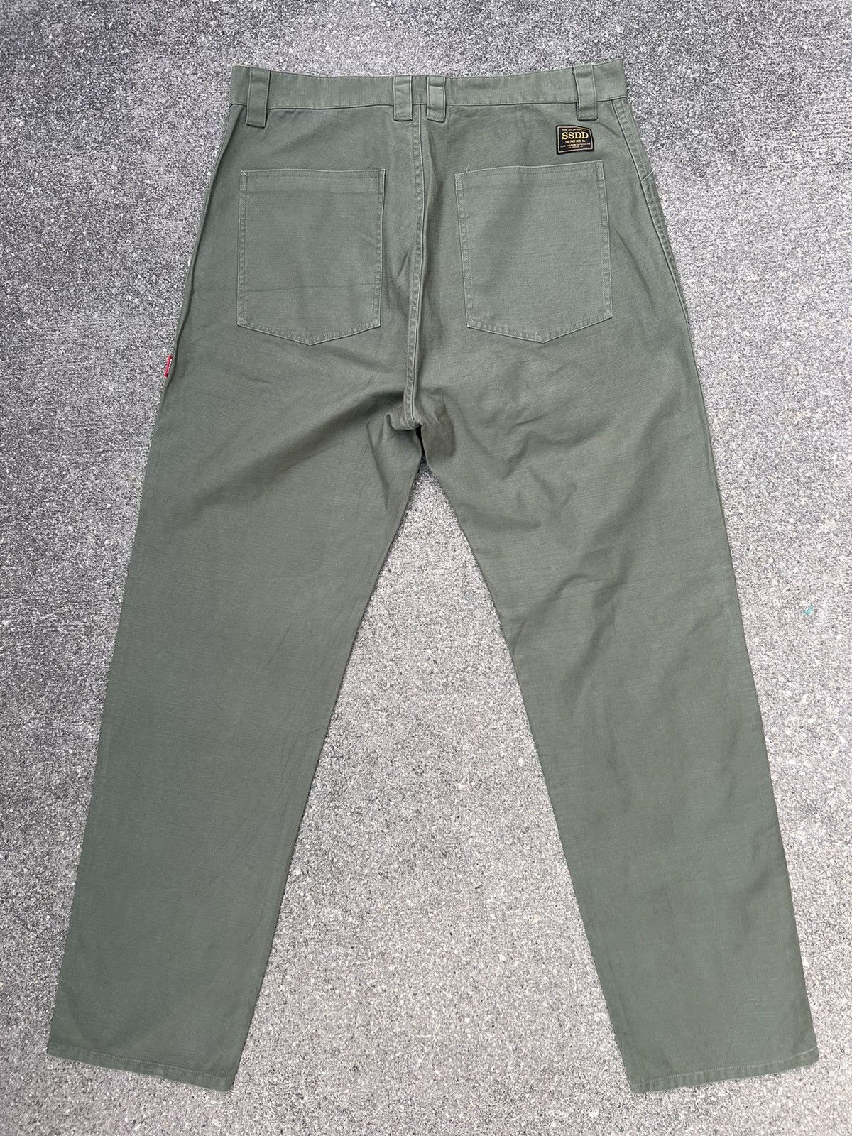 FUCT SSD FUCT Olive Green Military Fatigue Trouser Pant Size US 33 - 5 Thumbnail