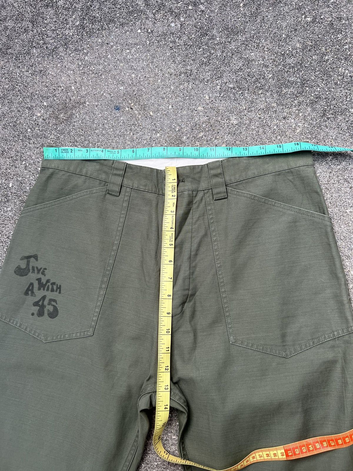 FUCT SSD FUCT Olive Green Military Fatigue Trouser Pant Size US 33 - 2 Thumbnail