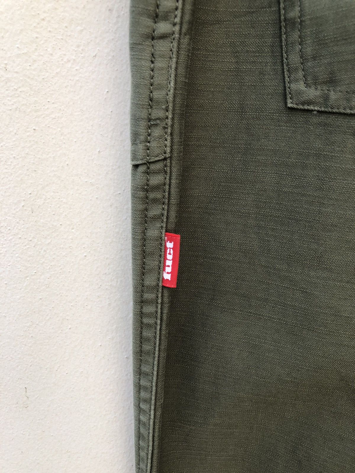 FUCT SSD FUCT Olive Green Military Fatigue Trouser Pant Size US 33 - 16 Thumbnail