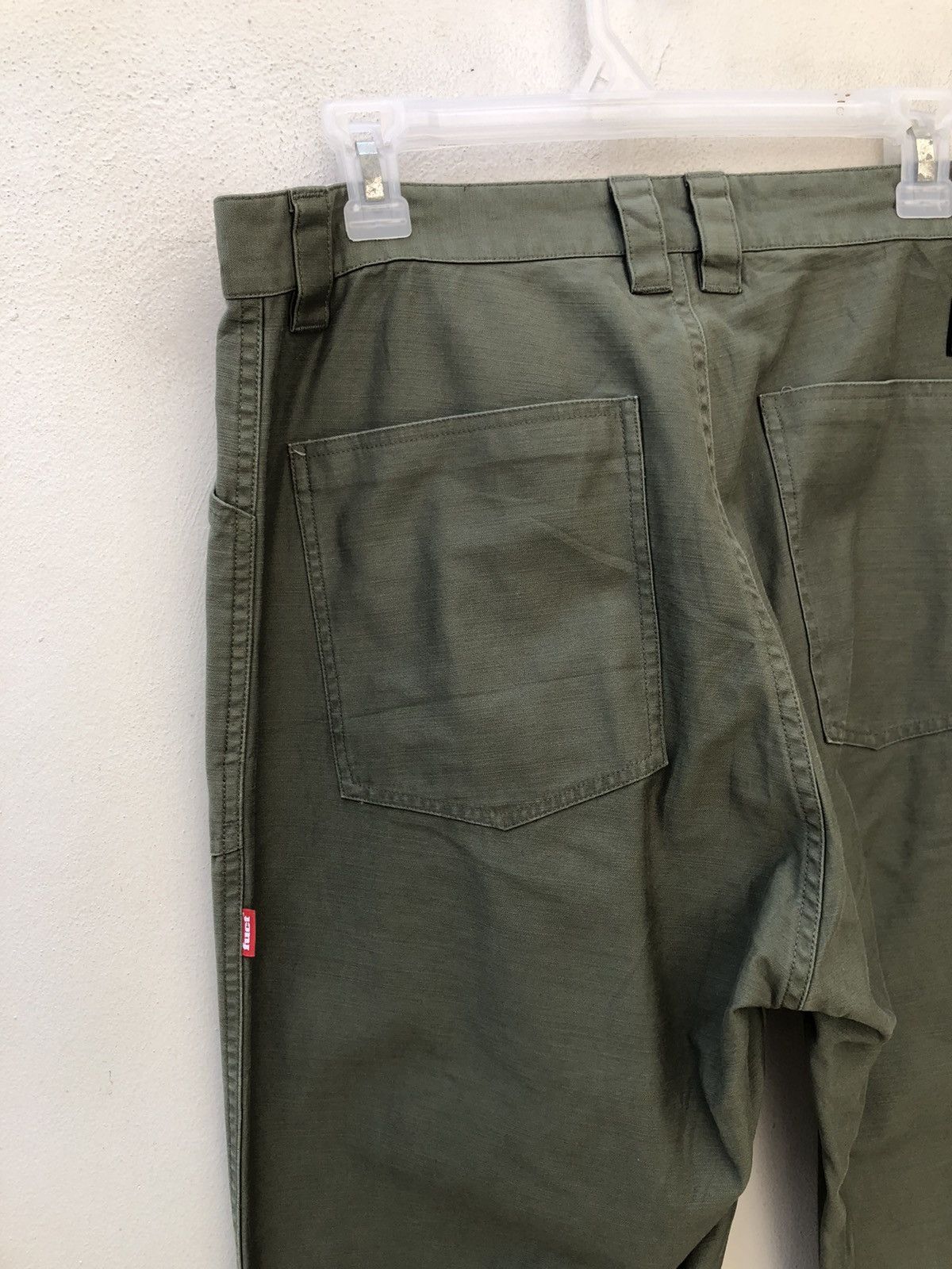 FUCT SSD FUCT Olive Green Military Fatigue Trouser Pant Size US 33 - 15 Thumbnail