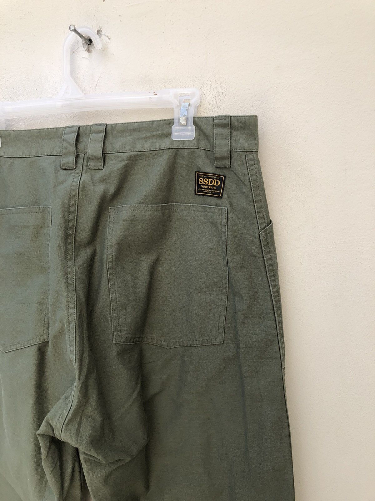 FUCT SSD FUCT Olive Green Military Fatigue Trouser Pant Size US 33 - 19 Thumbnail