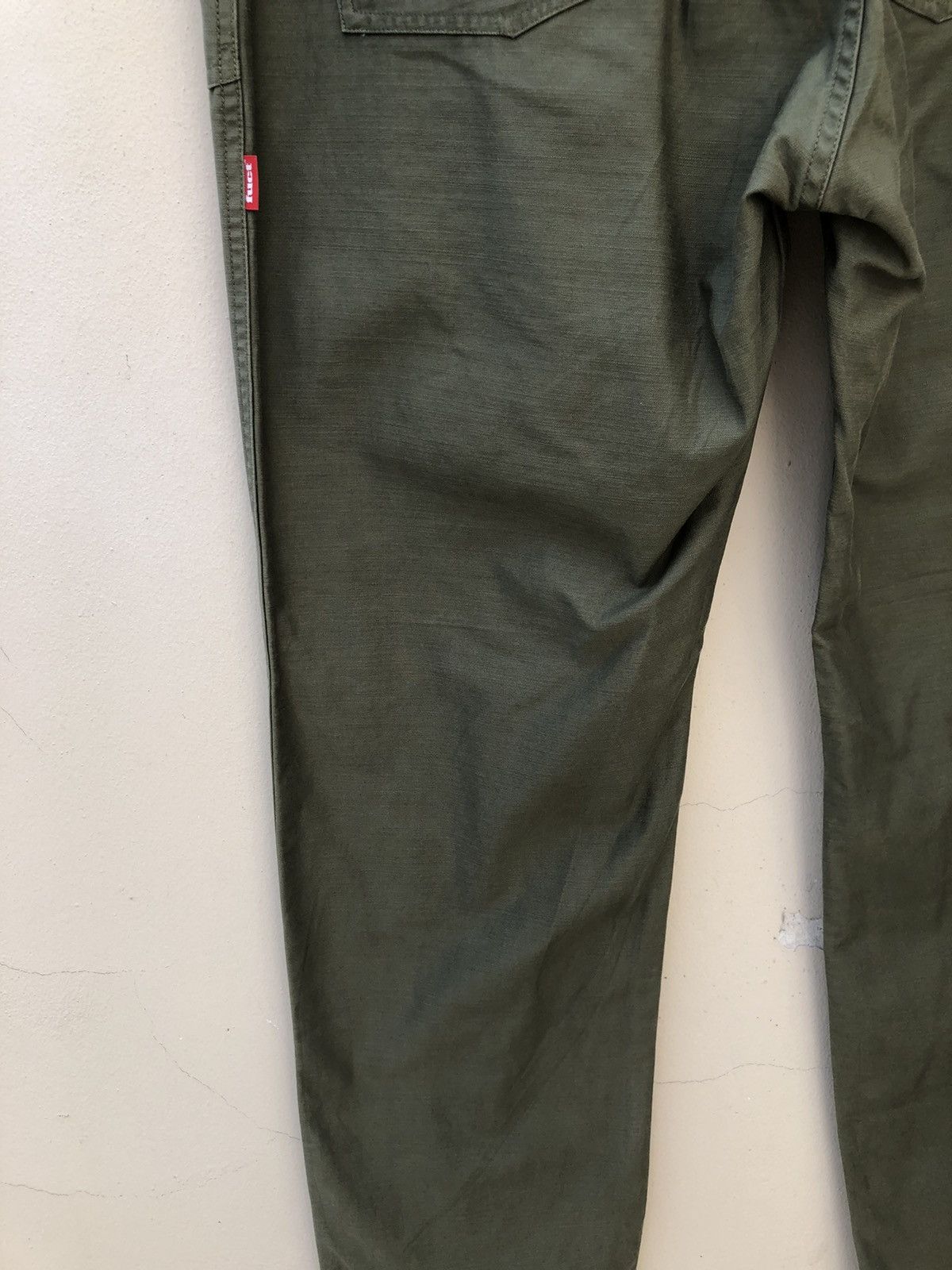 FUCT SSD FUCT Olive Green Military Fatigue Trouser Pant Size US 33 - 17 Thumbnail