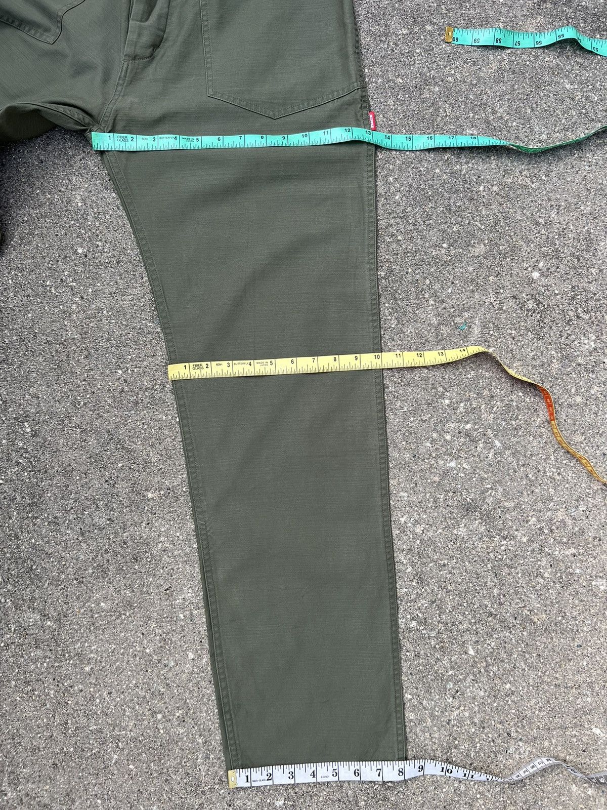 FUCT SSD FUCT Olive Green Military Fatigue Trouser Pant Size US 33 - 3 Thumbnail
